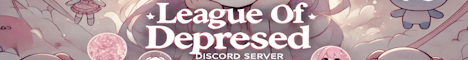 LeagueOfDepressed banner LeagueOfDepressed Minecraft server banner