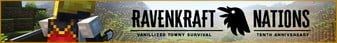 Ravenkraft Nations banner Ravenkraft Nations Minecraft server banner