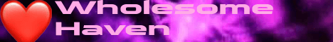 Wholesome Haven banner Wholesome Haven Minecraft server banner