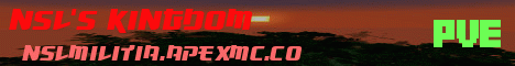 NSL Kingdom banner NSL Kingdom Minecraft server banner