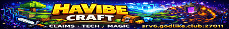 HaVibeCraft banner HaVibeCraft Minecraft server banner