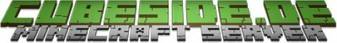 Cubeside.de banner Cubeside.de Minecraft server banner