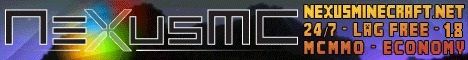 NexusMC banner NexusMC Minecraft server banner
