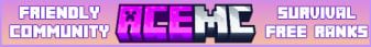 Ace MC banner Ace MC Minecraft server banner