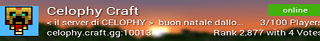 Celophy Craft banner Celophy Craft Minecraft server banner