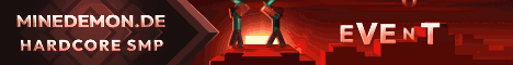 MineDemon.de banner MineDemon.de Minecraft server banner