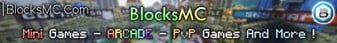 BlocksMC banner BlocksMC Minecraft server banner
