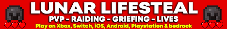 LunarLifesteal banner LunarLifesteal Minecraft server banner