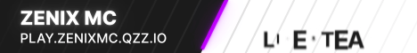 Zenix MC banner Zenix MC Minecraft server banner