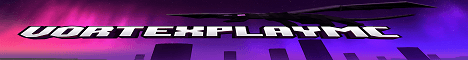 VortexPlayMC banner VortexPlayMC Minecraft server banner