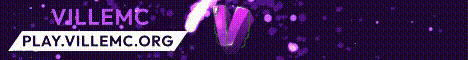 VilleMC banner VilleMC Minecraft server banner