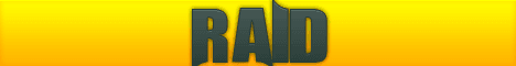 Raid banner Raid Minecraft server banner