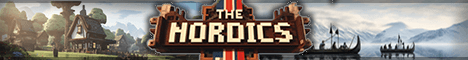 Nordics banner Nordics Minecraft server banner