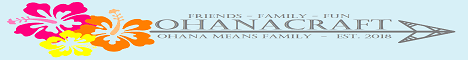 OhanaCraft banner OhanaCraft Minecraft server banner