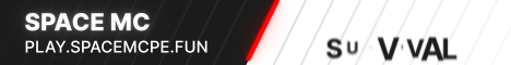 SpaceMC banner SpaceMC Minecraft server banner