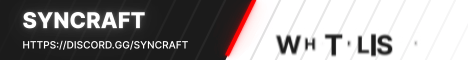 Syncraft banner Syncraft Minecraft server banner