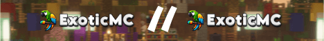 ExoticMC - SMP banner ExoticMC - SMP Minecraft server banner
