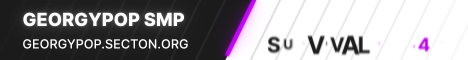 Georgypop SMP banner Georgypop SMP Minecraft server banner