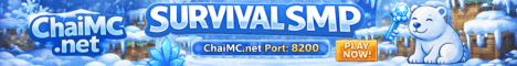ChaiMc.net banner ChaiMc.net Minecraft server banner