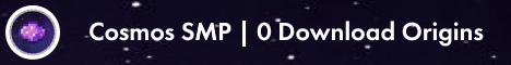 Cosmos SMP banner Cosmos SMP Minecraft server banner