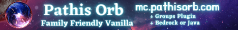 Pathis Orb banner Pathis Orb Minecraft server banner