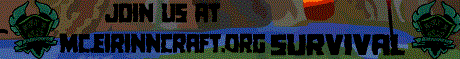 Eirinncraft banner Eirinncraft Minecraft server banner