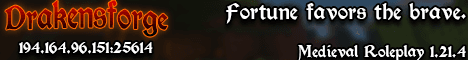Drakensforge banner Drakensforge Minecraft server banner