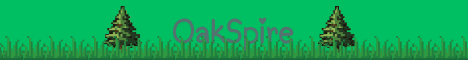 Oakspire banner Oakspire Minecraft server banner
