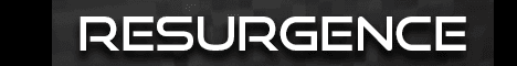 Official Resurgence banner Official Resurgence Minecraft server banner