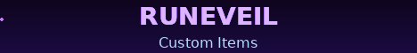 Runeveil banner Runeveil Minecraft server banner
