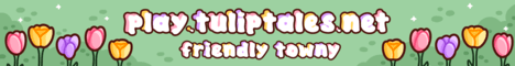 TulipTales banner TulipTales Minecraft server banner