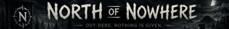 North of Nowhere banner North of Nowhere Minecraft server banner