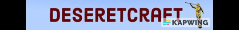 DeseretCraft banner DeseretCraft Minecraft server banner