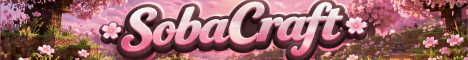 SobaCraft banner SobaCraft Minecraft server banner