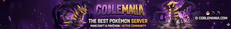 CobbleMania banner CobbleMania Minecraft server banner