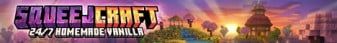 SqueejCraft banner SqueejCraft Minecraft server banner