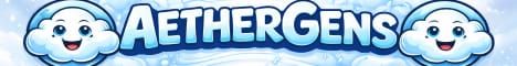 AetherGens banner AetherGens Minecraft server banner