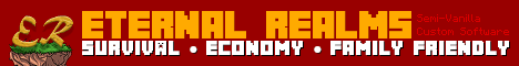 Eternal Realms banner Eternal Realms Minecraft server banner