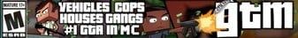 GrandTheftMinecart banner GrandTheftMinecart Minecraft server banner