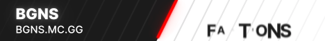 BGNS banner BGNS Minecraft server banner