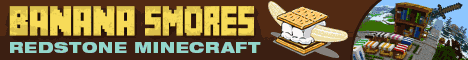 Banana Smores banner Banana Smores Minecraft server banner