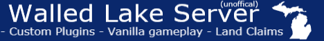 Walled Lake Server banner Walled Lake Server Minecraft server banner