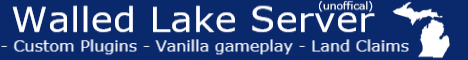 Walled Lake Server banner Walled Lake Server Minecraft server banner