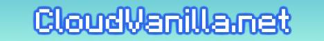 CloudVanilla.net banner CloudVanilla.net Minecraft server banner