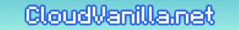 CloudVanilla.net banner CloudVanilla.net Minecraft server banner