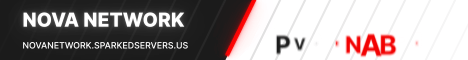 Nova Network banner Nova Network Minecraft server banner