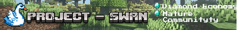 Project Swan banner Project Swan Minecraft server banner