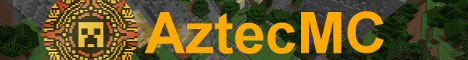AztecMC banner AztecMC Minecraft server banner