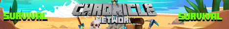 Chronicle MC banner Chronicle MC Minecraft server banner