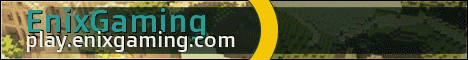 EnixGaming banner EnixGaming Minecraft server banner
